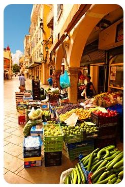 marché de corfou