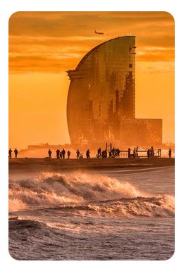 plages de barcelone printemps
