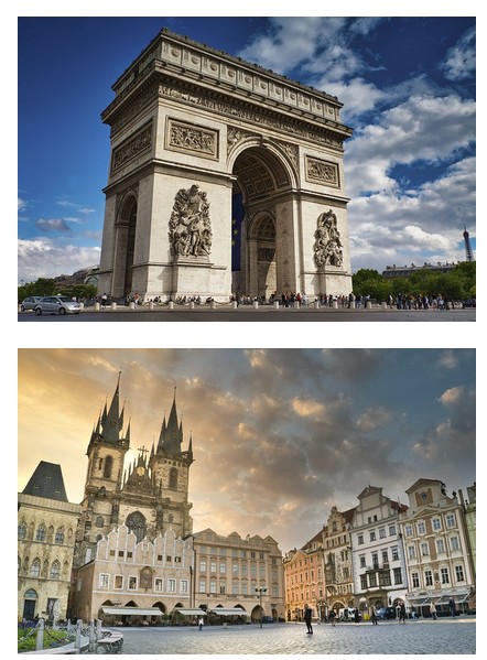 Europe - Pragues et Paris